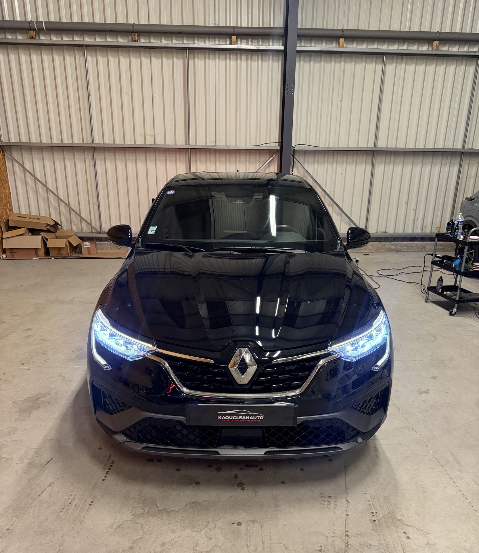 Carrosserie après polissage